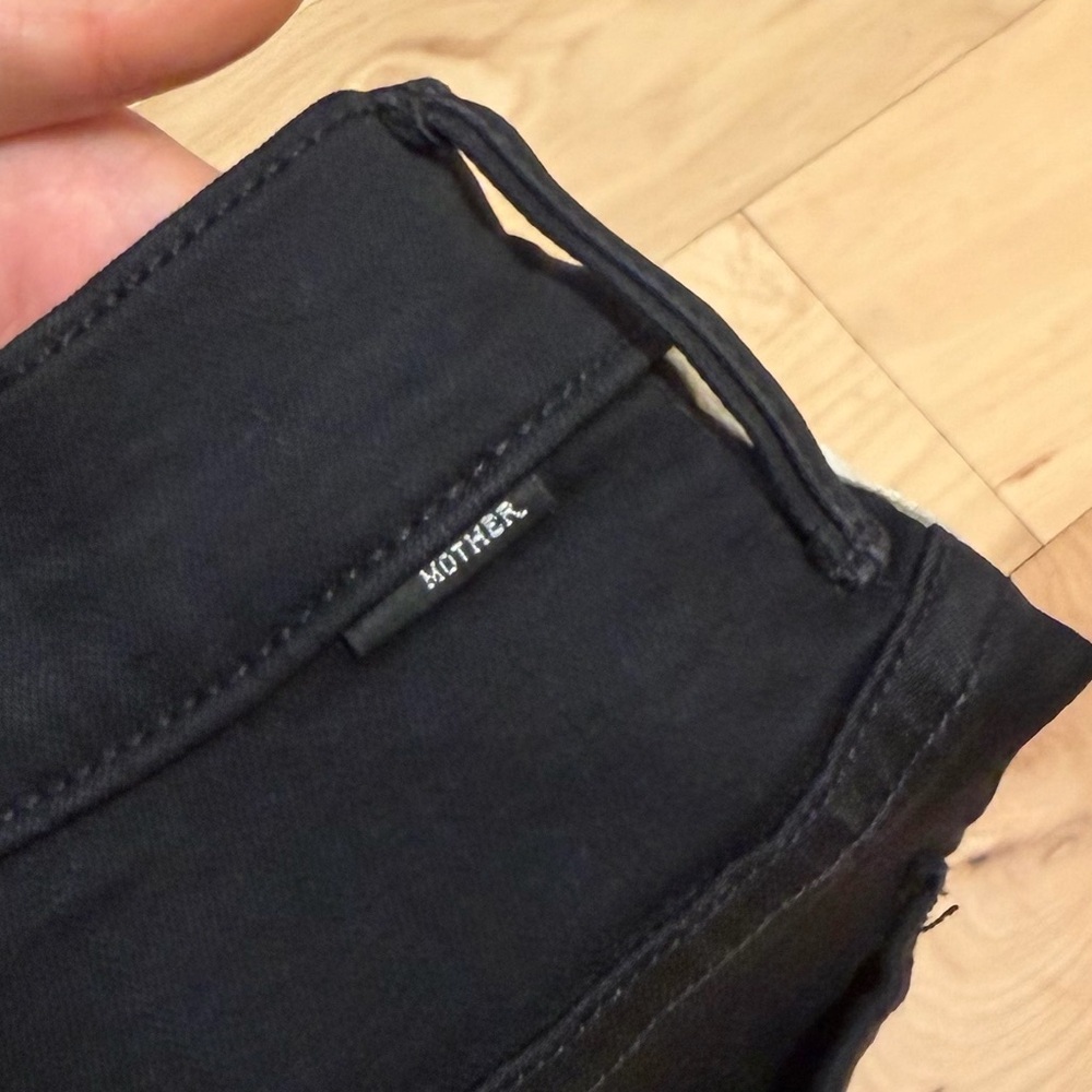 LIKE NEW Mother Women’s The Insider Crop Step Fray Denim Jeans - Picture 5 of 10